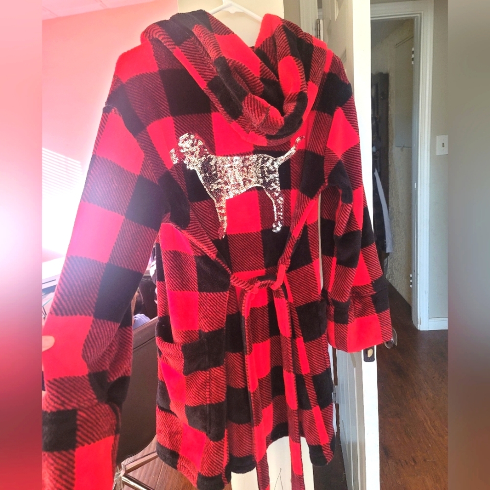 Vs pink bling robe